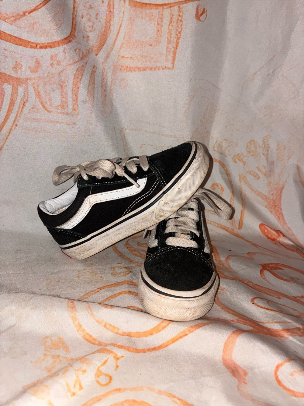 Vans Kids Black & White Classics Size 11.5